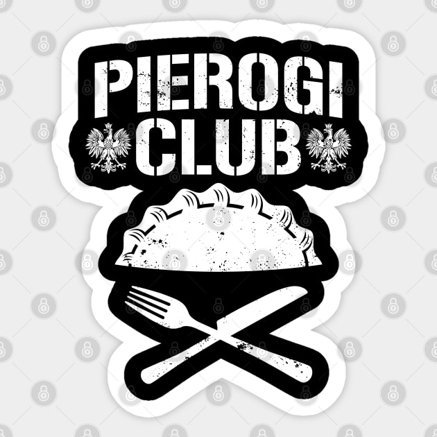 Pierogi Club (Bullet Club Parody) Sticker by Gimmickbydesign